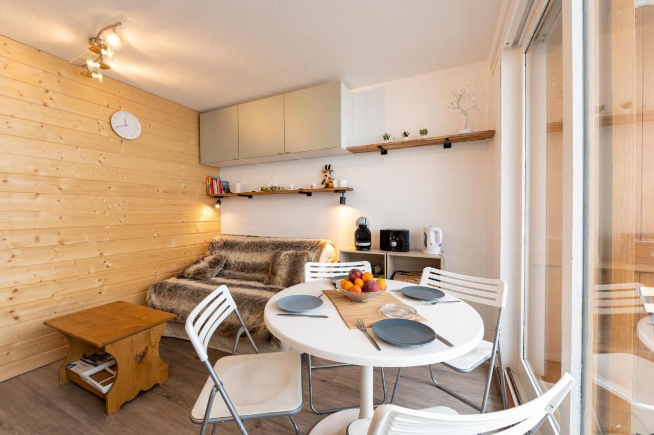 Sweetloc - Appt Au Pied Des Pistes Au Corbier Lägenhet Villarembert Exteriör bild