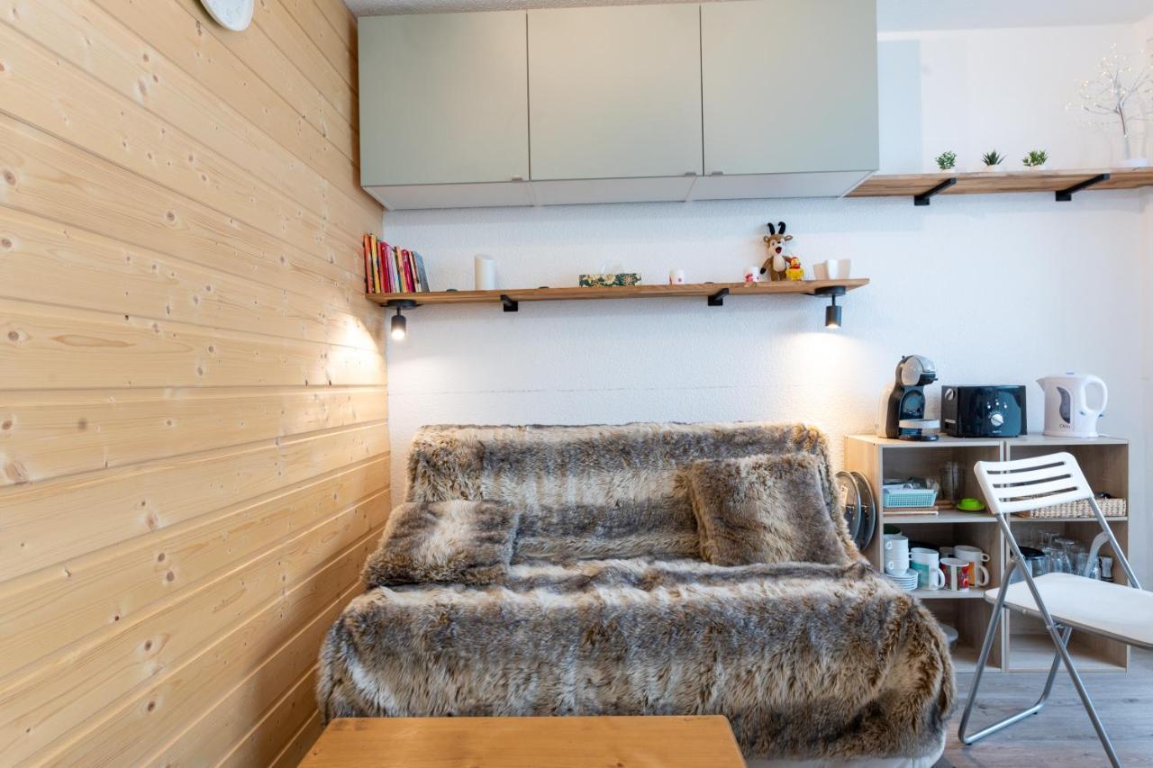 Sweetloc - Appt Au Pied Des Pistes Au Corbier Lägenhet Villarembert Exteriör bild